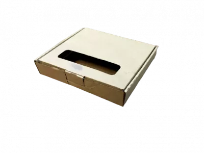 Коробка из микрогорокартона крафт  175*165*30 мм