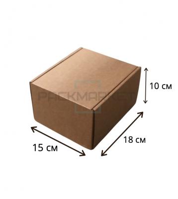 Коробка картонная 180*150*100 мм (Самосборная)