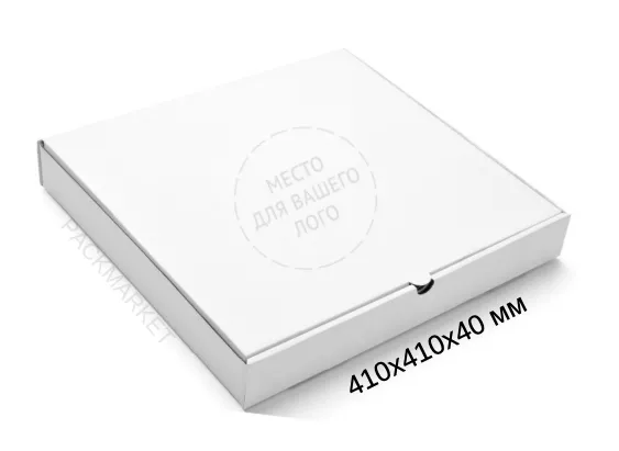 Коробка для пиццы 41 см МГК, Белая
