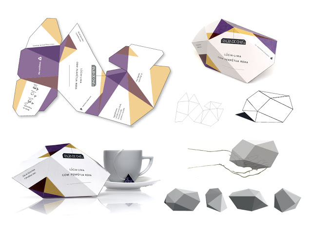 Коробка-оригами для пакетированного чая