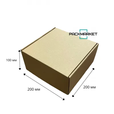 Картонная коробка 200*200*100 мм Т11