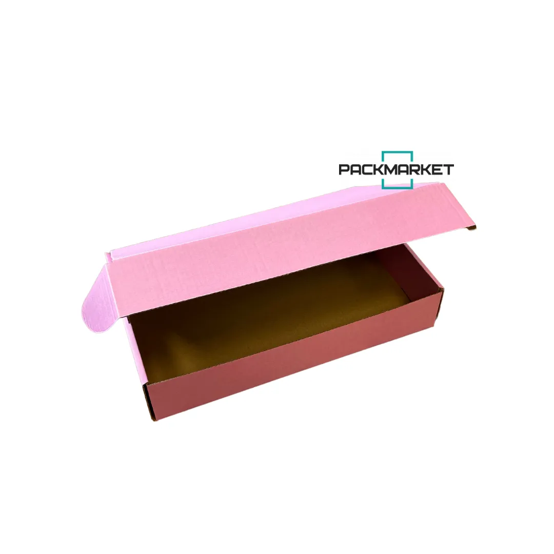 Самосборная коробка 270*165*50 мм. Pink Самосборная коробка 270*165*50 мм. Pink