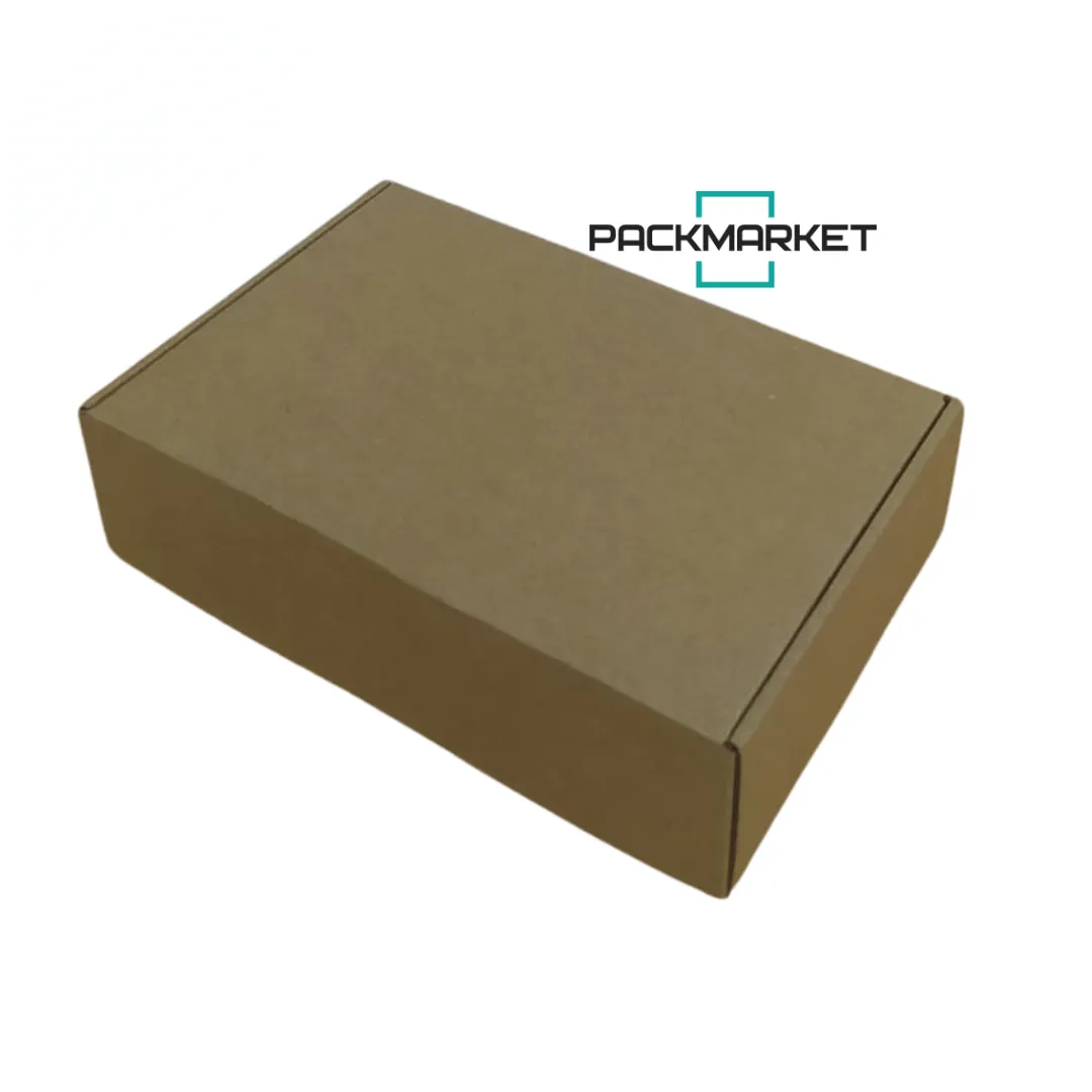 Самосборная коробка 300*200*80 мм Бурая Самосборная коробка 300*200*80 мм Бурая