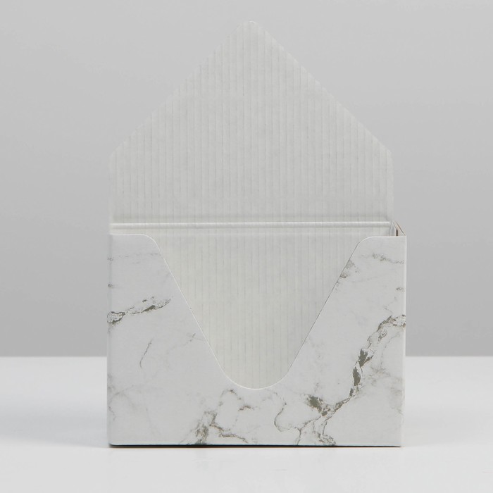 Коробка-письмо «Мрамор», 14 × 20 × 6,5 см