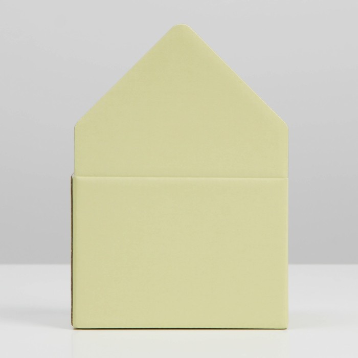 Коробка-письмо «Желтая», 14 × 20 × 6,5 см