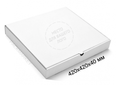 Коробка для пиццы 42 см МГК, Белая