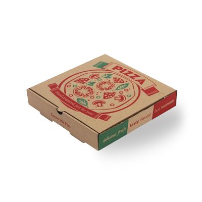 Коробка под пиццу 25 см с печатью 