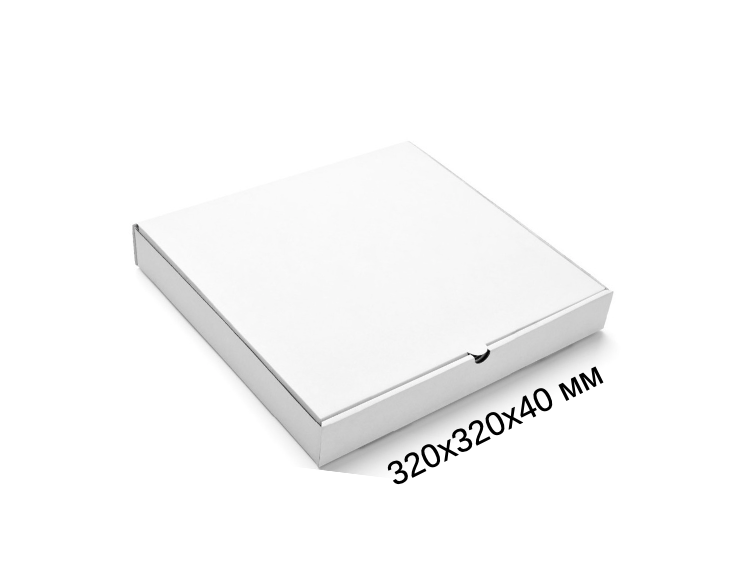 Коробка для пиццы 32 см МГК, Белая 