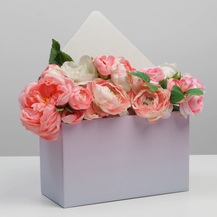 Коробка-письмо «Градиент», 25 × 33 × 10 см