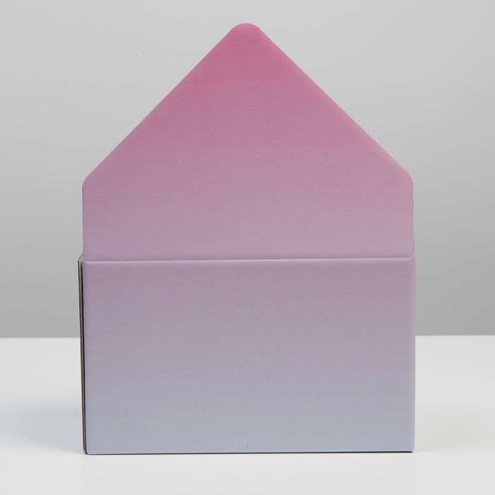 Коробка-письмо «Градиент», 25 × 33 × 10 см