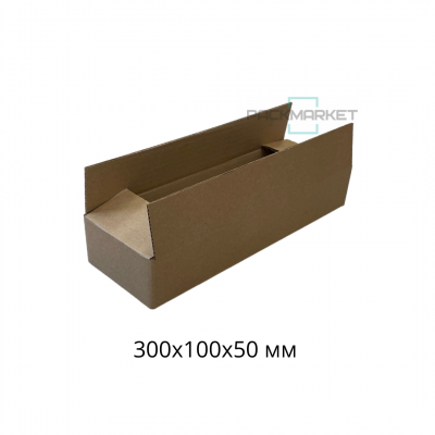 Картонная коробка 300х100х50 мм