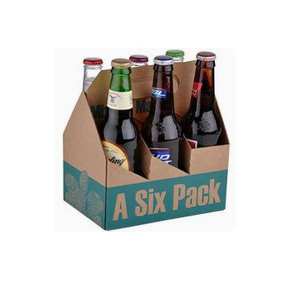 Упаковка для пива 6 бутылок 