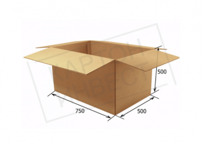 Коробка для переезда 750х500х500 мм Пятислойная
