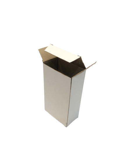 Коробка из микрогофрокартона Белая 75х40х135 мм
