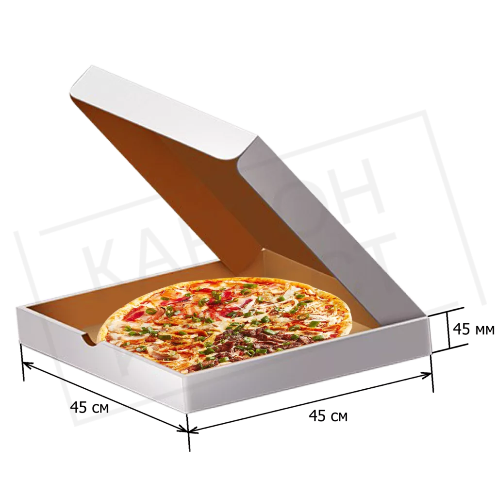 Коробка под пиццу 45 см (Белая)