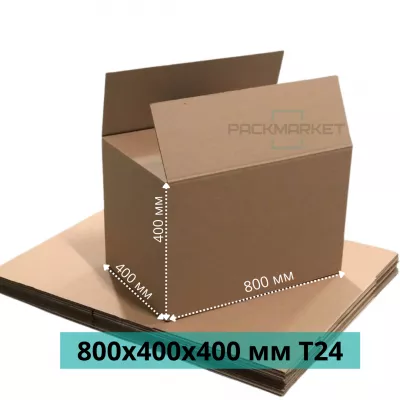Картонная коробка 800х400х400 мм