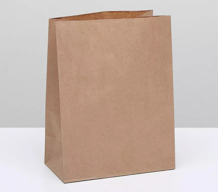 Пакеты бумажные нежиростойкие для пищевых продуктов