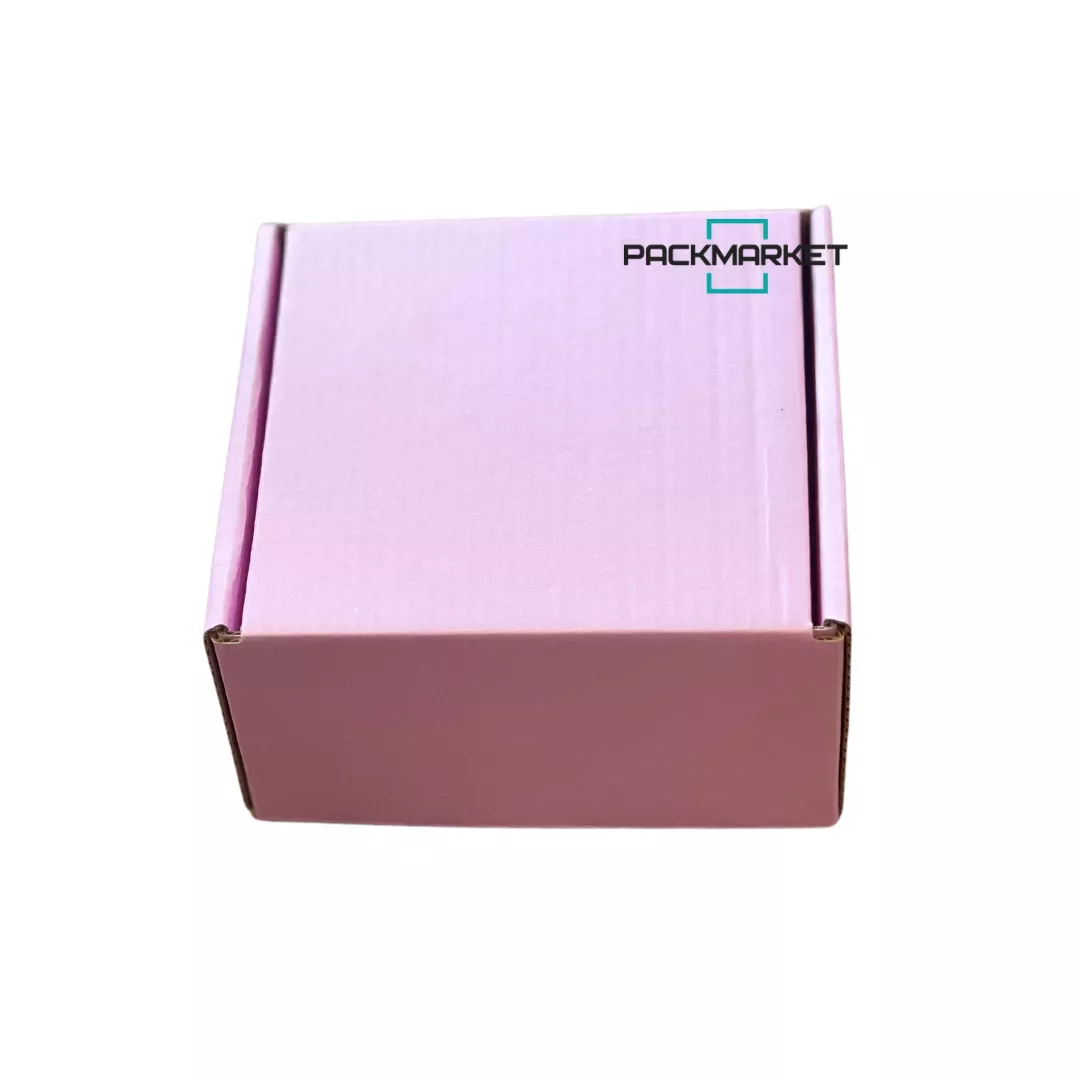 Самосборная коробка 100х100х60 мм Pink