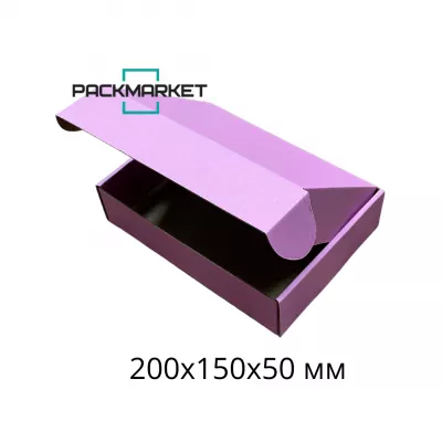 Самосборная коробка 200х150х50 мм Pink
