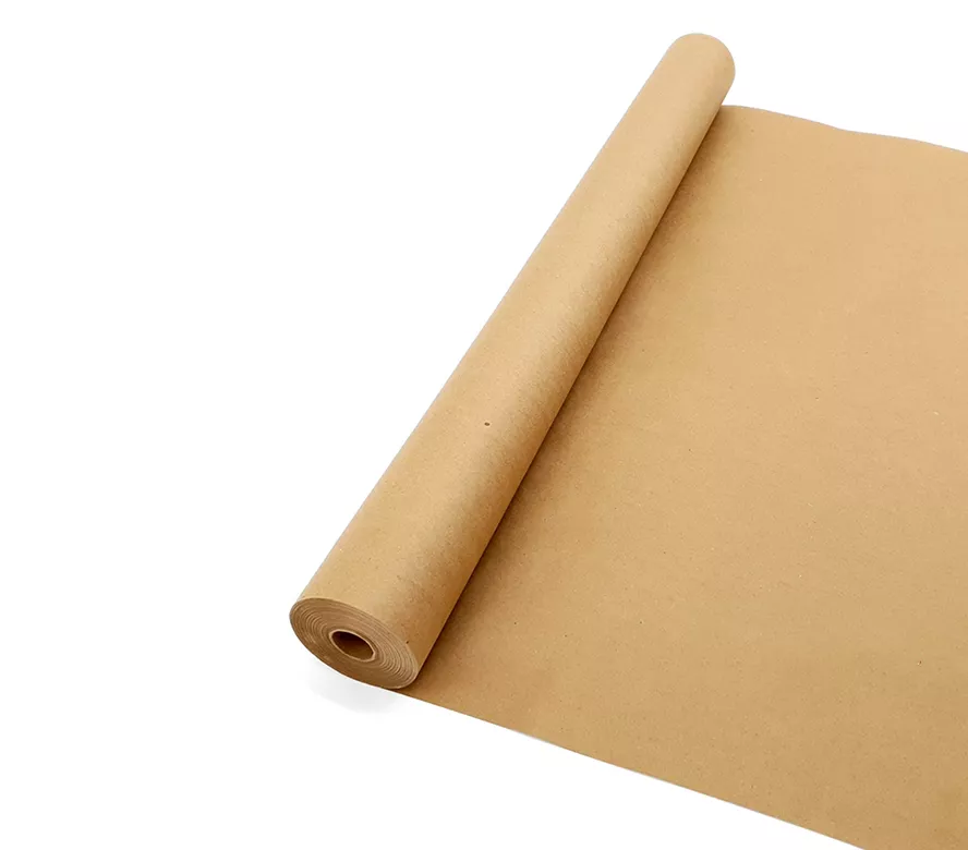 Крафтовая бумага, размер 84см * 40м (плотность 80 г/м2)