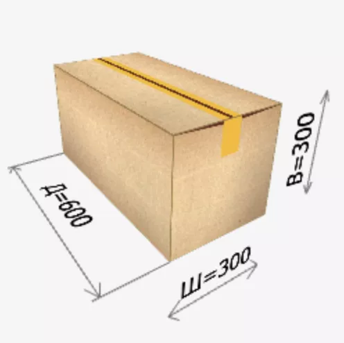 Картонная коробка 600*300*300 мм 