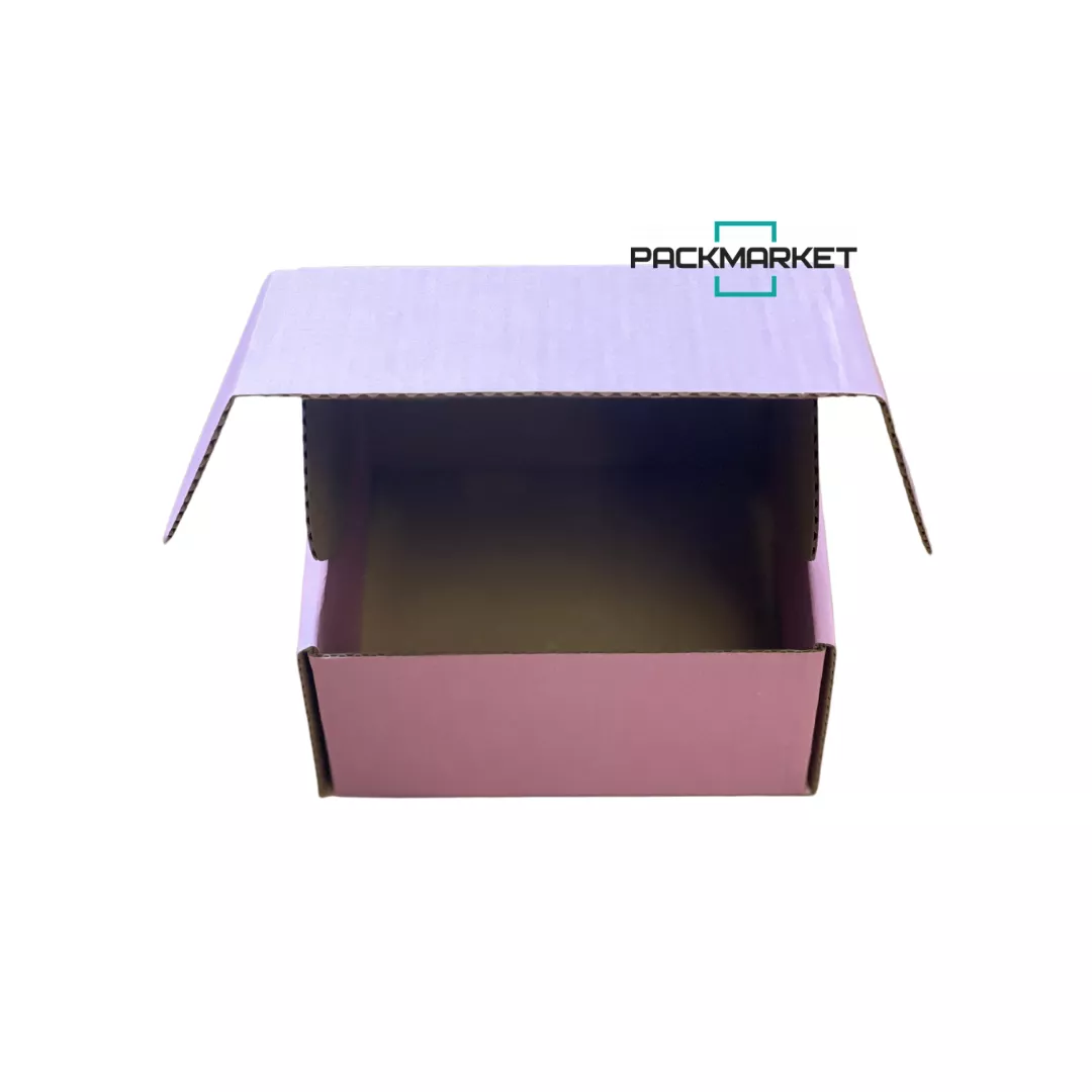 Самосборная коробка 100х100х60 мм Pink