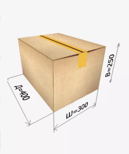 Картонная коробка 400*300*250 мм