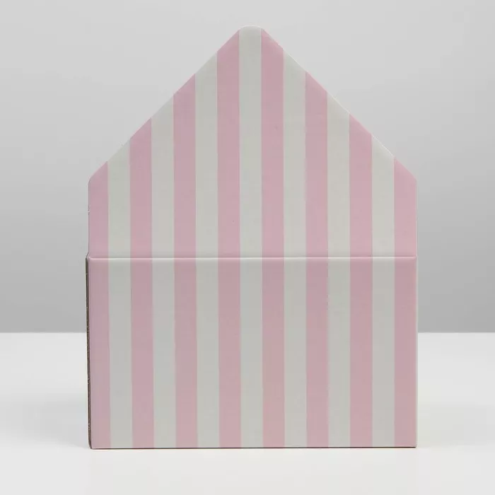 Коробка-письмо «Полоски», 25 × 33 × 10 см