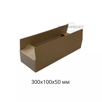 Картонная коробка 300х100х50 мм