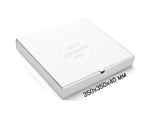 Коробка для пиццы 35 см МГК Белая