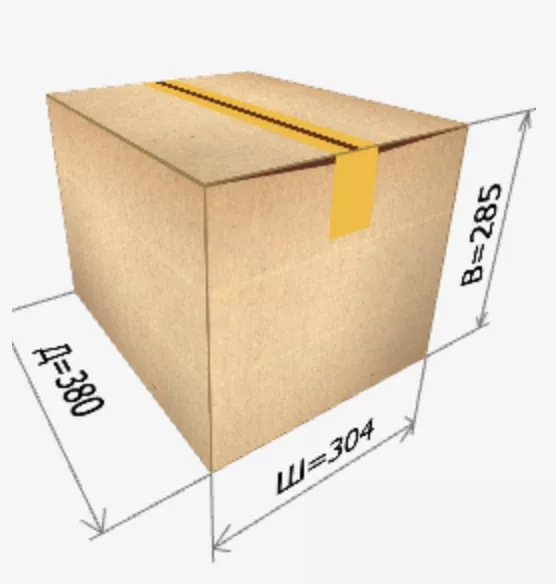 Картонная коробка 380*304*285 мм 